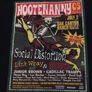 Hootenanny July 2 2005 concert T-shirt.